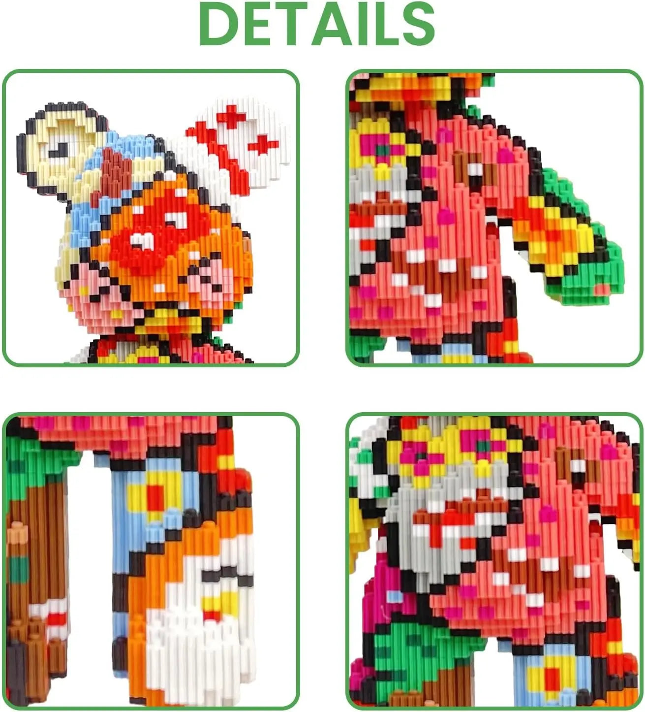 Ngu2shopme™ – Blocs de Construction Ours Géant - Ngu2shopme