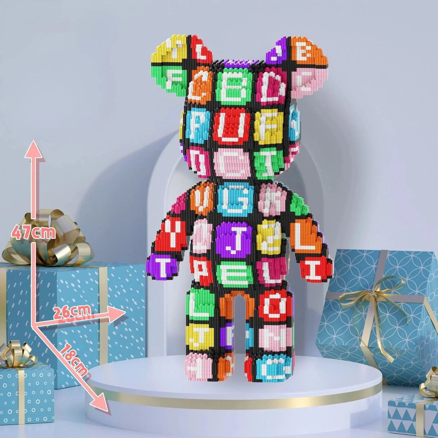 Ngu2shopme™ – Blocs de Construction Ours Géant - Ngu2shopme