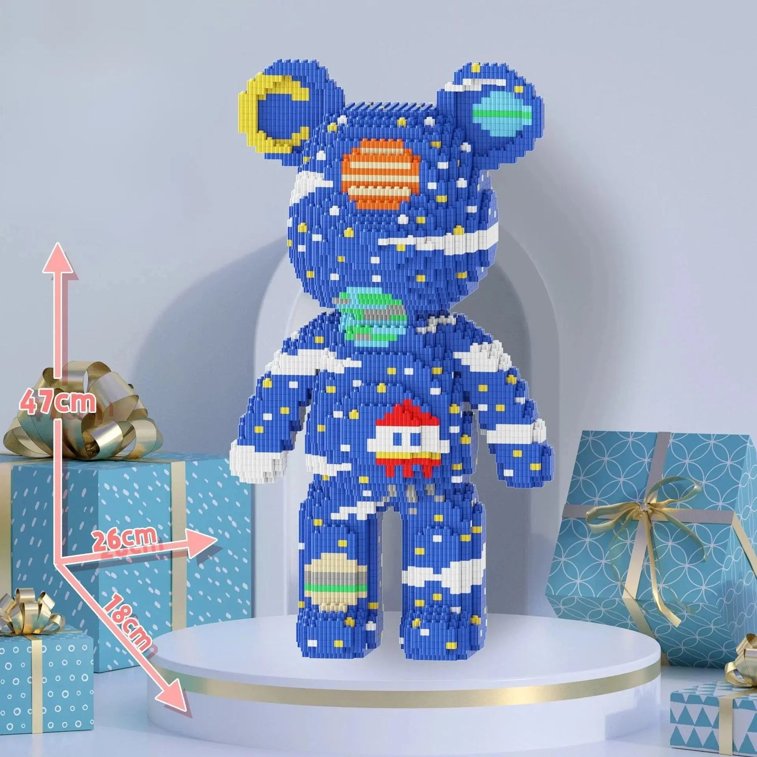 Ngu2shopme™ – Blocs de Construction Ours Géant - Ngu2shopme