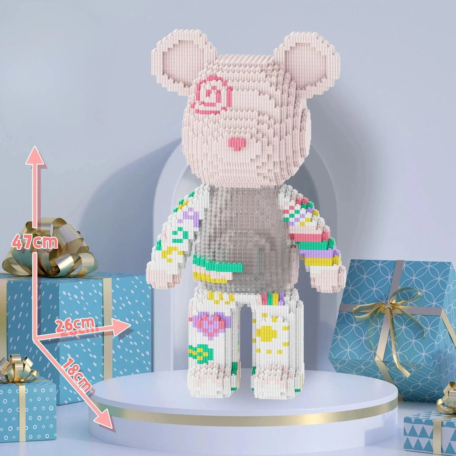 Ngu2shopme™ – Blocs de Construction Ours Géant - Ngu2shopme