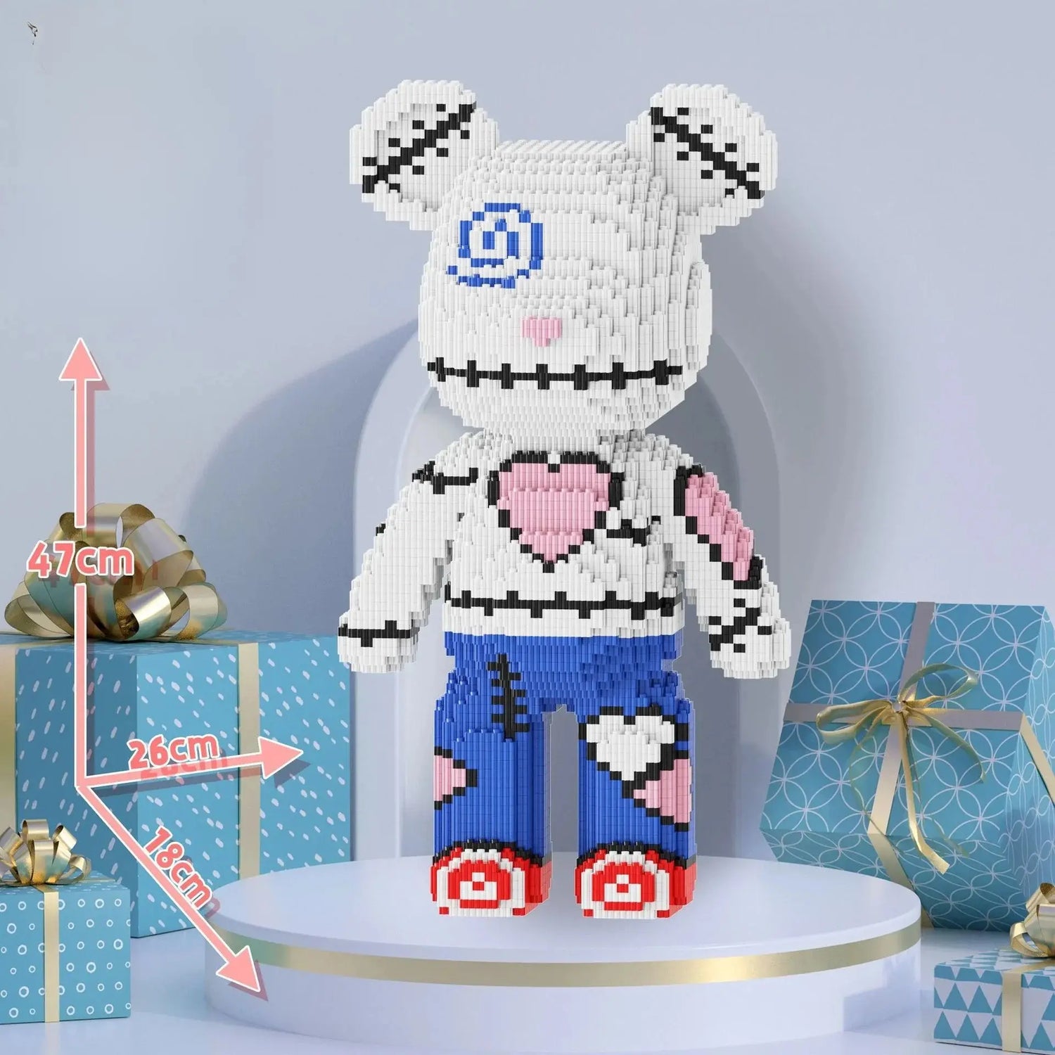 Ngu2shopme™ – Blocs de Construction Ours Géant - Ngu2shopme