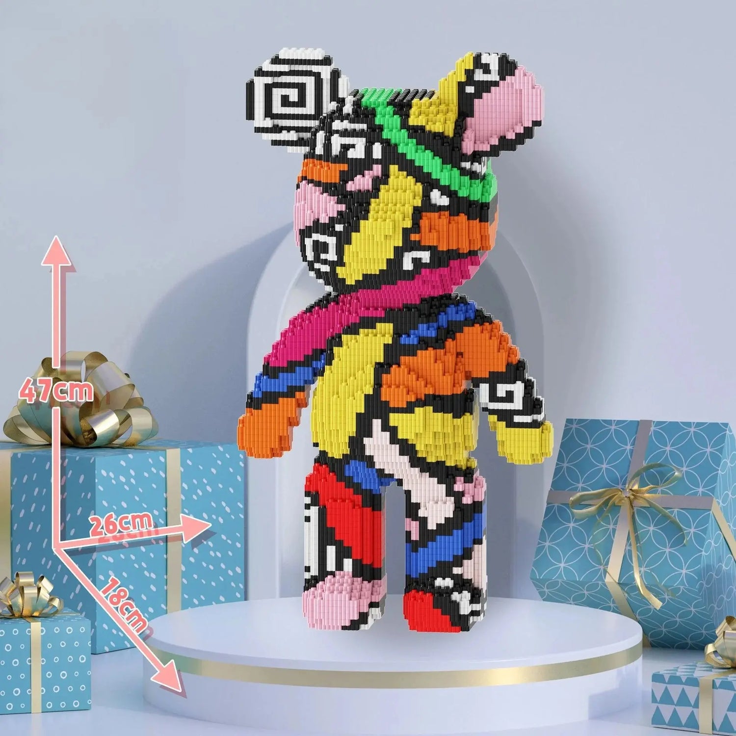 Ngu2shopme™ – Blocs de Construction Ours Géant - Ngu2shopme