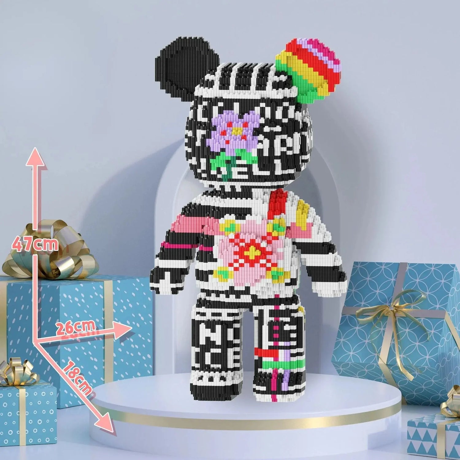 Ngu2shopme™ – Blocs de Construction Ours Géant - Ngu2shopme